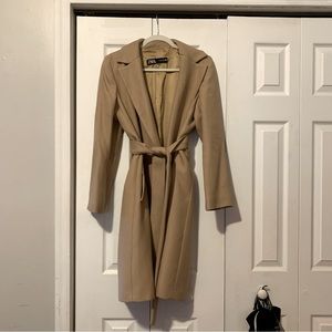 Zara Long Twill Jacket